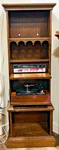 Vintage Wooden G504G - Vertical Record Player W. Built & Amp. Fixed Price $194.99.