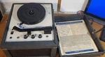 CALIF0ONE 1030AV Portable 3-SPEED Classroom Phonograph Record Player. Fixed Price $70.00.