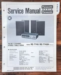 Panasonic RE-7740H Radio Service Manual *original*. Fixed Price $19.97.