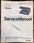 Philips 22AF867/44 Record Player Turntable Service Manual *orig*. Fixed Price $24.97.