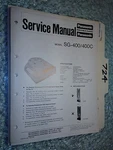 Panasonic SG-400 Service Manual Original Repair Book Portable Turntable Radio. Fixed Price $25.00.