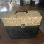 Vintage Lp Case : Cool Retro Columbia Carry For 12 Records Nice!. Fixed Price $69.00.