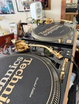 Technics SL-1200GLD Limited Edition Direct Drive Dj Turntable Black Gold (pair). Fixed Price $16000.00.