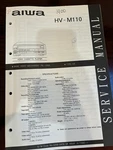 Aiwa HV-M110 Vcr Repair Service Manual From The Usa 20 1003 **original**. Fixed Price $29.99.