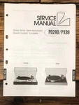 Luxman PD-290 PX-99 Record Player / Turntable Service Manual *original*. Fixed Price $34.97.