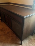 Emerson Stereo Console Garrard 3000 Turntable Model 33642 Oil Walnut. Fixed Price $2000.00.
