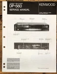 Kenwood DP-560 Cd Player Service Manual *original*. Fixed Price $14.97.