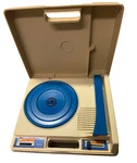 1978 Fisher Price Record Player Turntable Blue 825 49B8 For Parts Repair. Fixed Price $40.00.