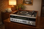 Vintage 1970S Sony Stereo Music System Turntable Model HP-510 Walnut No Lid!. Fixed Price $149.95.