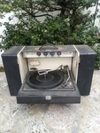 Vintage General Electric Trimline 500 Stereo Record Player Turns On. Fixed Price $99.25.