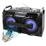 Magnavox MM438 Portable Micro Music System Color Changing Lights Fm Radio. Fixed Price $136.99.