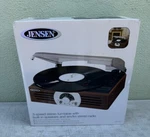 Jensen 3-SPEED Stereo Turntable Am/fm Radio Record Player JTA-222 New. Fixed Price $74.80.