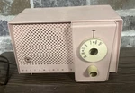 Vntg Pink Westinghouse Tabletop Tube Radio Mid-century Modern 1950'S *works*. Fixed Price $82.46.