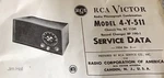 Rca Model 4Y511 A.m. Radio 45 Record Player Rebuild Kit Fixed Caps & Resistors. Fixed Price $57.12.