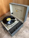 Westinghouse Vintage Briefcase Style Vinyl Record Player: Model No. H114AC1A. Fixed Price $49.99.