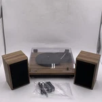 Victrola Montauk Vinyl Record Player, 3-SPEED Turntable Walnut Finish Read. Fixed Price $69.95.