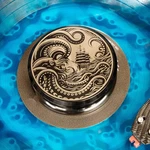 Vinyl Record Weight The Kraken Sea Monster Engraved Aluminum Turntable 1". Fixed Price $41.99.