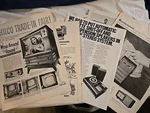 Vintage Magazine Print Tv Radio Stereo Fi Philco Sony Capitol Bulova. Fixed Price $6.00.