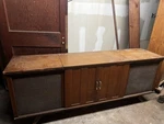 Delmonico Gb 376 Vintage Stereo Console Record Player & Radio. Fixed Price $550.00.