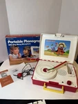 Vintage 1984 Radio Shack Portable Sing Along Children Record Player Tested Read. Fixed Price $24.99.