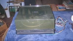 Garrard Synchro Lab Sl 55B 3-SPEED Direct Drive Turntable With Cover Parts Only. Fixed Price $45.00.