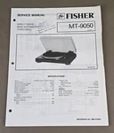 Fisher Turntable MT-9050 Service Manual D-3558. Fixed Price $54.95.