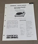Onkyo CP-1044F Turntable Service Manual D-4077. Fixed Price $64.95.