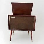 Collectors Vtg 1959 Packard Bell Mcm Stereo Console Model 11RP6S Past WW2 Tuner. Fixed Price $621.00.