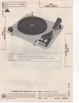 1963 Dual C1007A Record Player Changer Phonograph Service Manual Photofact Fix. Fixed Price $8.99.