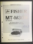 Fisher MT-M300C Turntable Service Manual. Fixed Price $24.99.