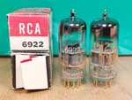 Pair Amperex (rca Lbl) E88CC 6922 Nos Nib 1960 D-gtr Vacuum Tubes -10% Matched. Fixed Price $400.00.