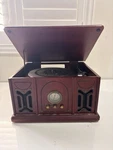 Electro Brand Nostalgia Multi Function Player Record Cassette Cd Am/fm 9287GB. Fixed Price $99.99.