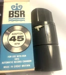 Gray Bsr 45 Record Adapter Spindle Adaptor Nos For UA15 Great Britain Old Logo*. Fixed Price $13.50.