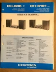 Pioneer / Centrex RH-606 RH-6161 8 Track Stereo Service Manual *original*. Fixed Price $19.97.