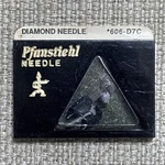 Pfanstiehl 606-D7C Diamond Stylus/needle Replaces Pickering D4507-AC; D-100 Nos. Fixed Price $33.99.