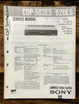 Sony CDP-502ES CDP-620ES Player Service Manual *original*. Fixed Price $24.97.