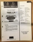 Sansui P-L35 Record Player / Turntable Service Manual *original*. Fixed Price $9.97.