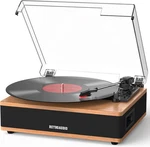 Vintage Bluetooth Vinyl Record Player With Stereo Speakers & Rca Output. Fixed Price $116.99.