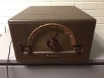 Vintage Montgomery Wards Airline Radio Phonograph Record Player Art Deco Retro. Fixed Price $150.00.