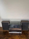 Vtg Mercury Stereo Receiver Garrard SL-55 Turntable Record Player W/ Speakers. Fixed Price $225.00.
