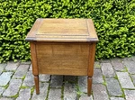 Antique Oak Victorian Bedside Commode Lift Top. Fixed Price $259.99.