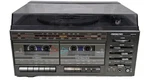 Sound Design 6821M Stereo Dual Cassette Record Player Vintage Turntable Tested. Fixed Price $80.74.