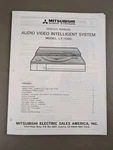 Mitsubishi Audio Video Intelligent System Model LT-1000 Service Manual D-4860. Fixed Price $64.95.