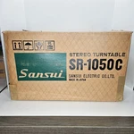 Sansui SR-1050C Two Speed Turntable Original Empty Box Only Vintage Rare Stereo. Fixed Price $124.99.