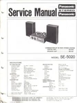 Panasonic Service Manual For SE-5020. Fixed Price $22.99.