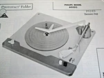 Philips AG1015 Record Changer Turntable Photofact. Fixed Price $7.50.