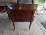 Vintage 1959 Magnavox Console Record Player Turntable Wood Cabinet England Rare!. Fixed Price $249.49.