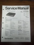 Technics Service Manual For The SL-AV500 Turntable Repair Original. Fixed Price $11.98.