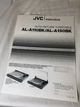 Jvc AL-A110BK AL-A150BK Turntable Owners Instruction Manual Original & Warranty. Fixed Price $8.06.