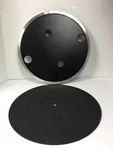 Original Record Platter Sansui FR-Q5 Turntable Part No. 6112240 With Rubber Mat. Fixed Price $29.99.